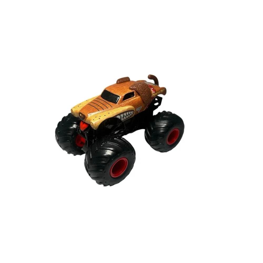 Hot‎ Wheels Monster Jam Mutt Red Tongue Brown Dog 2010 Freestyle Champion Rare